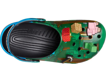 Crocs Minecraft Vert Pixel — Édition Iconique Gamer